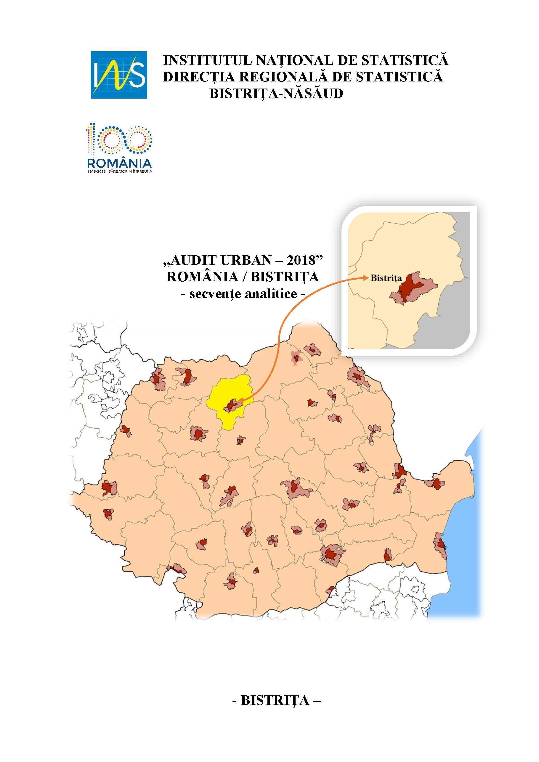 Audit urban 2018, România/Bistriţa – Secvenţe analitice –